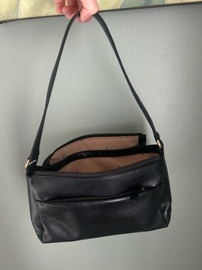 Derek Alexander Black Leather Bag